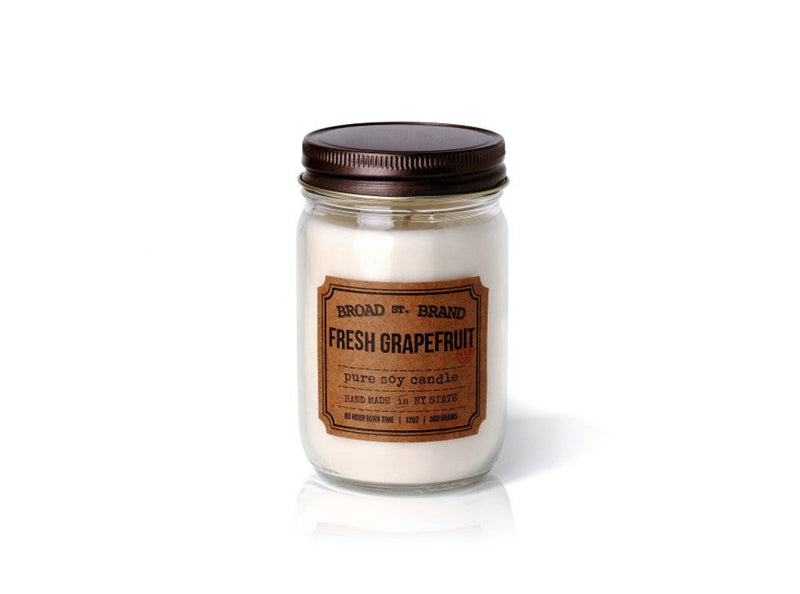 Fresh Grapefruit Broad Street 12 oz Candle