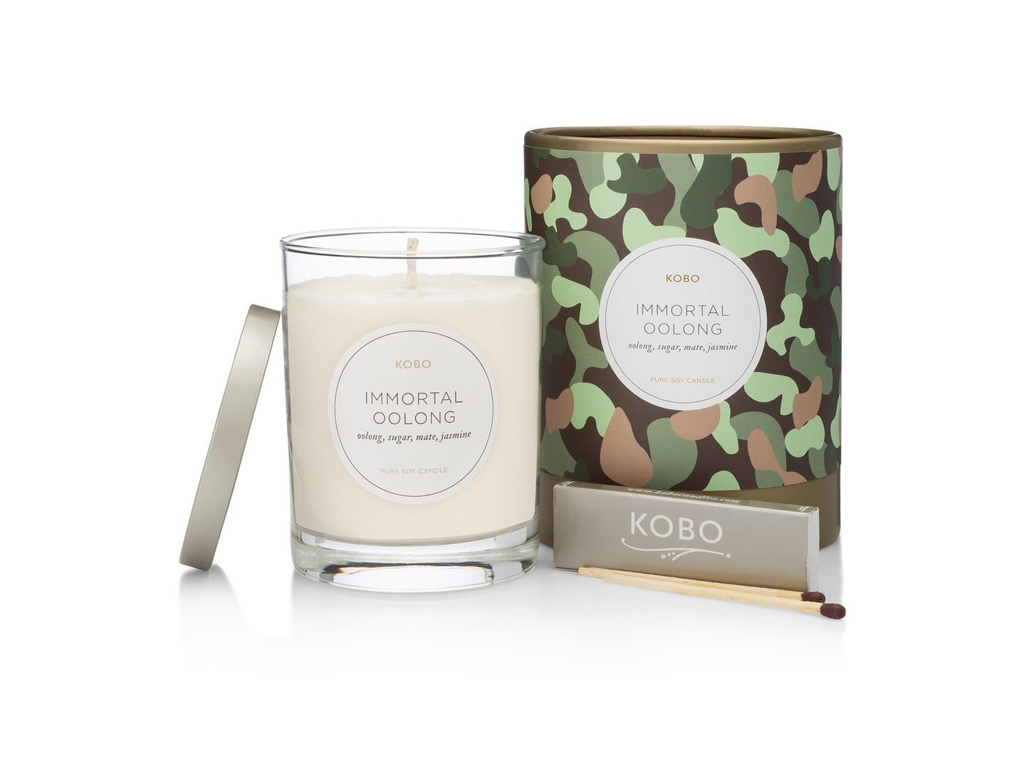 Immortal Oolong Camo 11 oz Pure Soy Candle