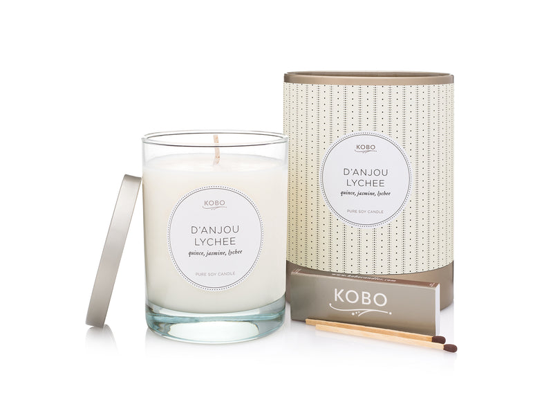 D'Anjou Lychee Coterie 11 oz Pure Soy Candle
