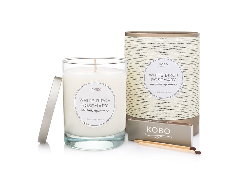 White Birch Rosemary Coterie 11 oz Pure Soy Candle
