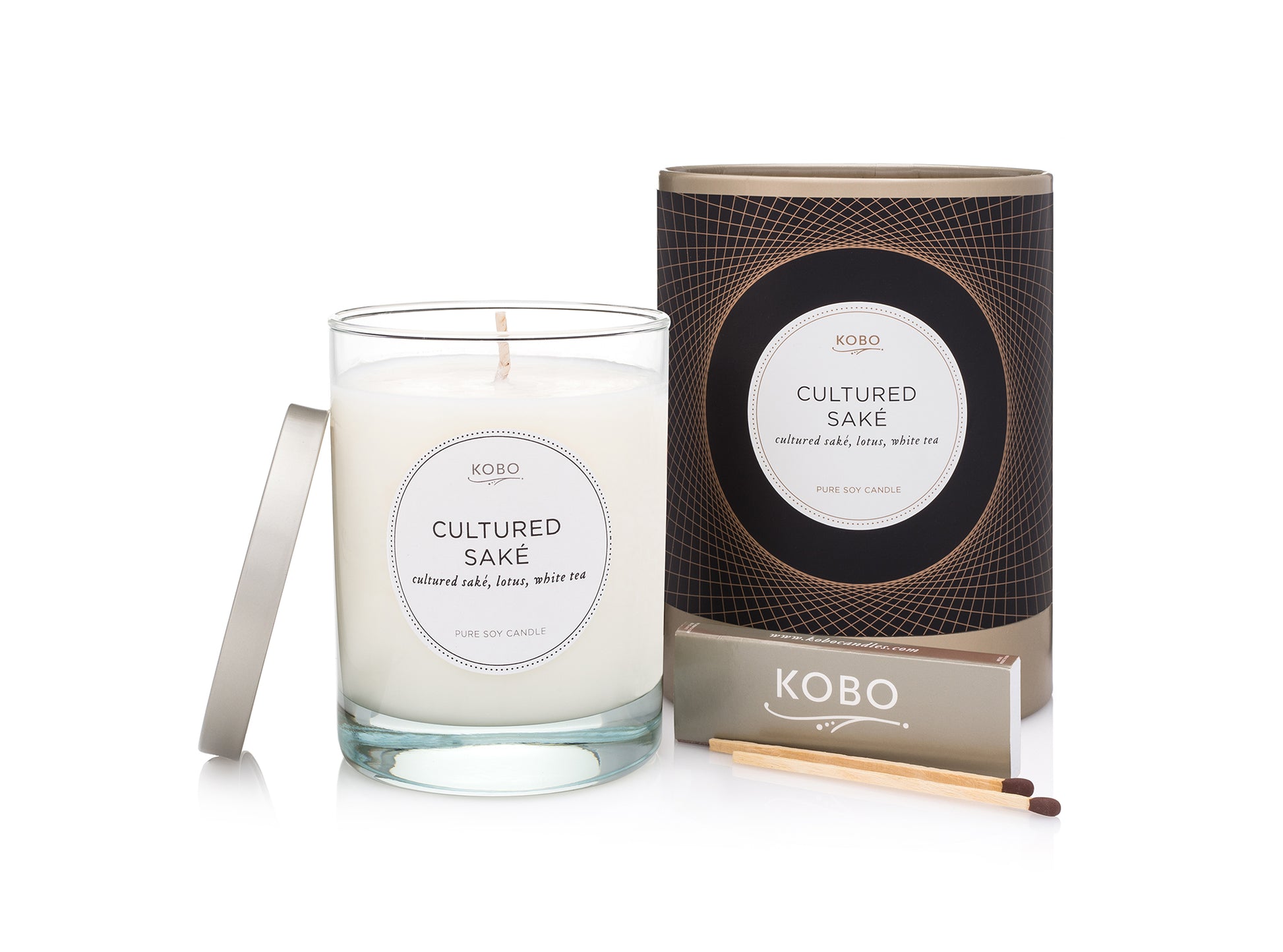 Primary Image of Cultured Saké Filament 11 oz Pure Soy Candle