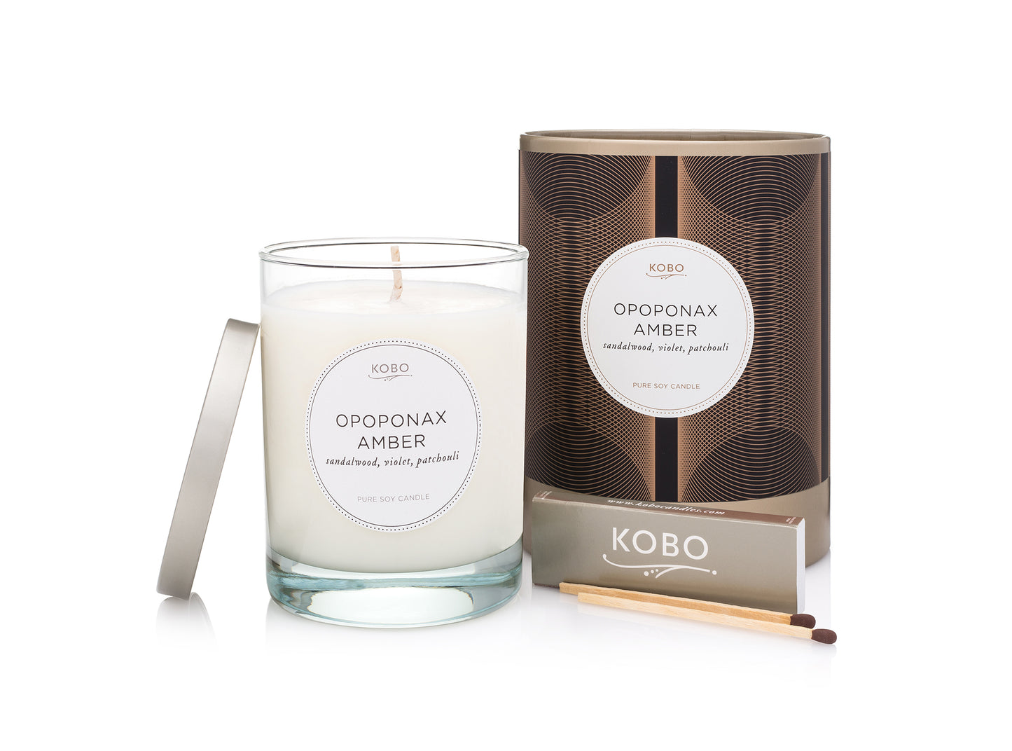 Opoponax Amber Filament 11 oz Pure Soy Candle