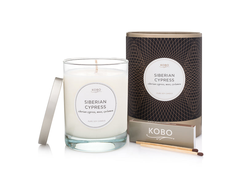 Siberian Cypress Filament 11 oz Pure Soy Candle