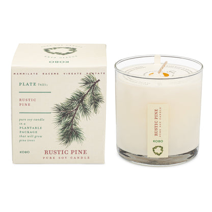Rustic Pine Plant The Box Candle