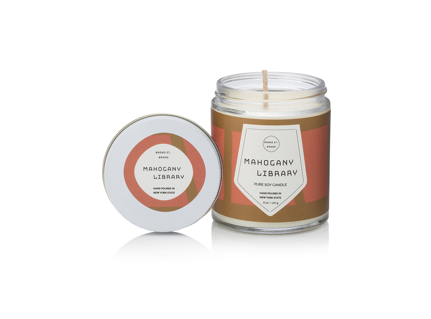 Mahogany Library Candle