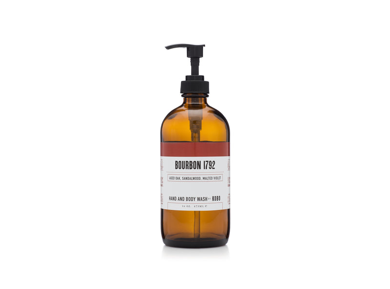 Bourbon 1792 Woodblock 16 oz Hand & Body Wash