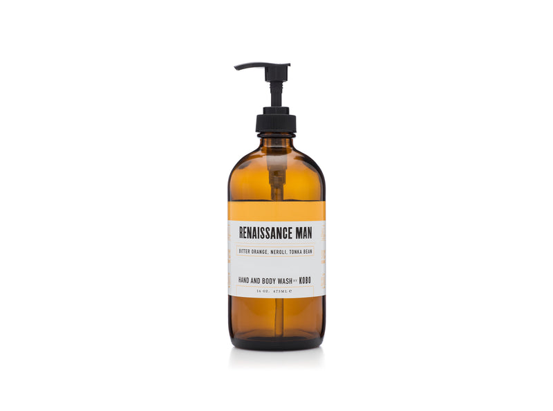Renaissance Man Woodblock 16 oz Hand & Body Wash
