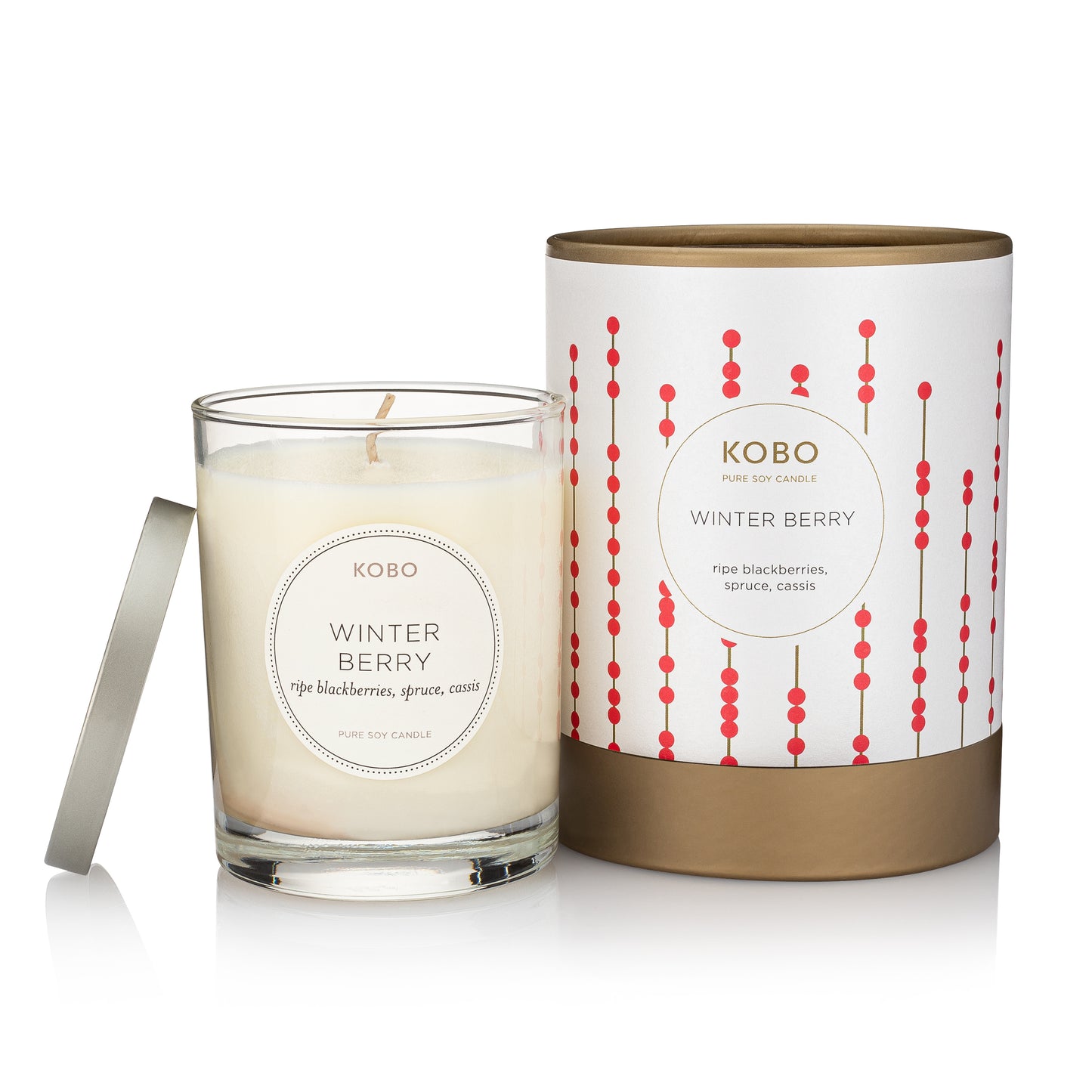 Winter Berry Holiday 11 oz Pure Soy Candle
